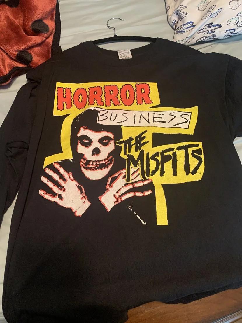 Misfits Horror business long sleeve Shirt Unisex Alls TU732 S