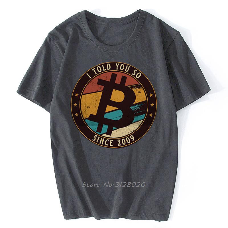 Bitcoin Shirt Cryptocurrency Crypto Miner Bitcoin BTC Crypto Design TShirt Men Cotton T Shirt Tees Streetwear Harajuku