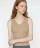 Seuneogeuyu Two-Way V-Neck Ribbed Sleeveless S/M 3 Colors