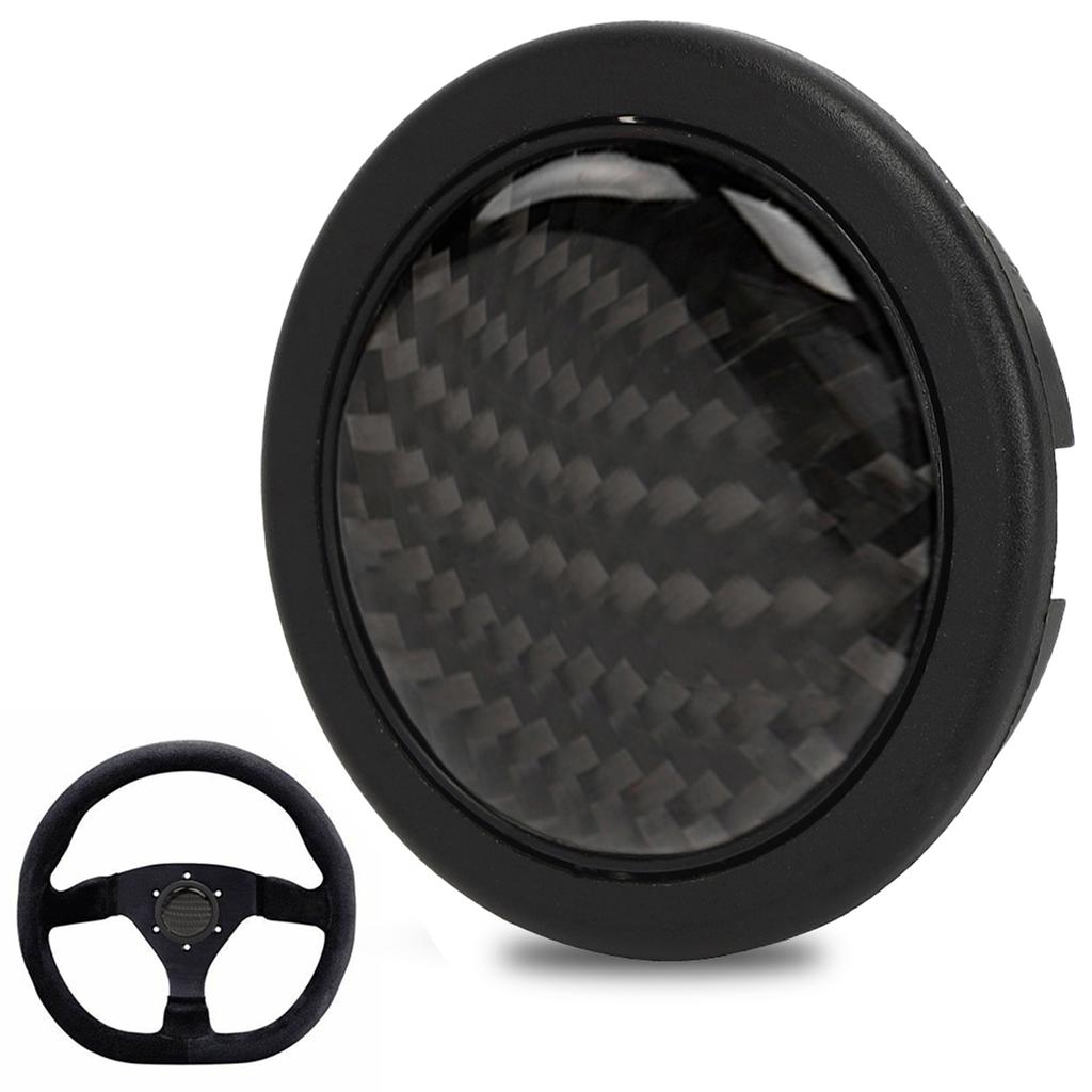 Carbon Fiber Horn Push Button Kit for 6 Bolts for Sparco Steering Wheel Auto Car Modified Parts