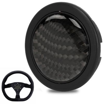 Carbon Fiber Hupen-Druckknopf-Kit für 6 Schrauben für Sparco-Lenkrad Auto Auto Modifizierte Teile
