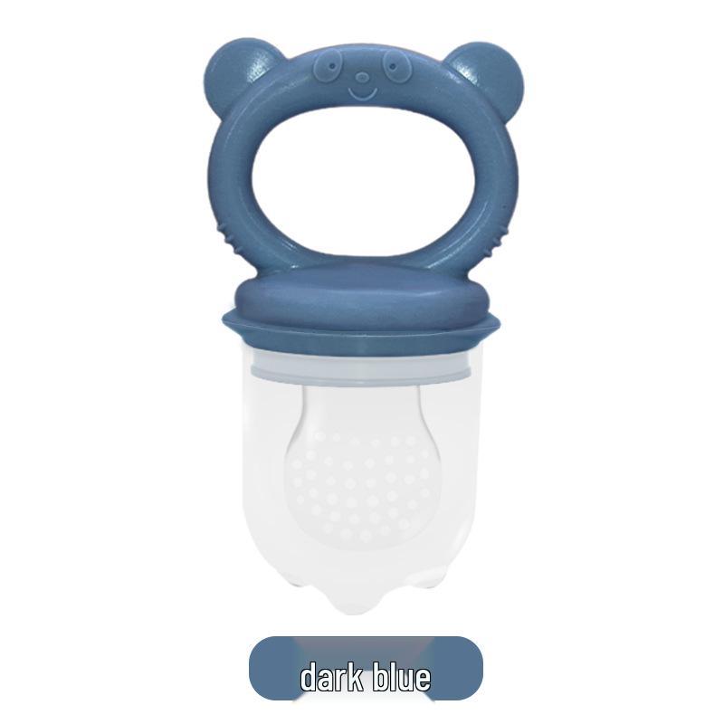 

Bite Bite Silicone Teether: Infant Fruit & Veggie Feeder - Super Soft Mesh Nipple