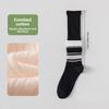 Short-sleeved Summer Lightweight Combed Cotton Long-legged Socks with Mesh, Multi-dopamine Cotton, Boneless Cotton Socks