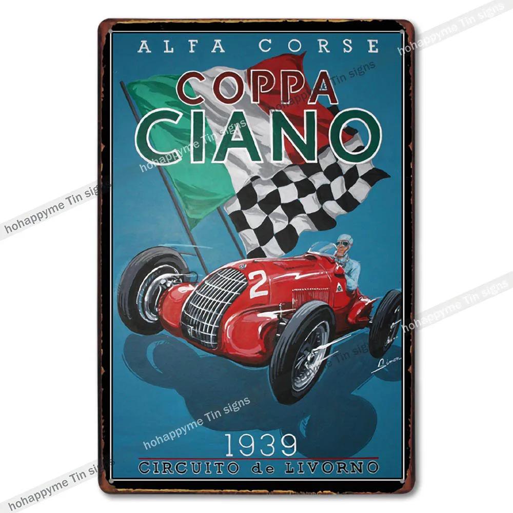 Garage Metal Tin Sign Wall Art Plaque Retro Vintage Auto Repair Shop Decor Man Cave Mechanic Tire Service Bar Pub Decoration