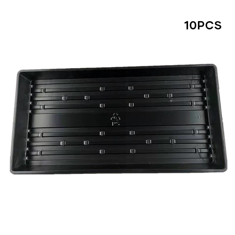 5/10 PCS Rectangular Seedling Trough without Drain Holes 54 X 28cm Plastic Seedling Tray for Graden Greenhouse Plants JA55