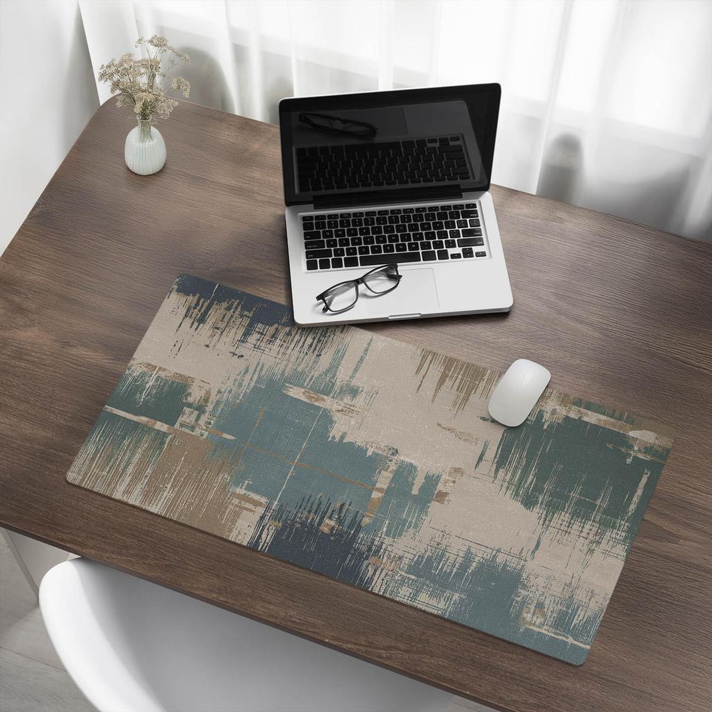 Desk Mat with Graphics for Home and Office Abstract Texture 90x45 cm