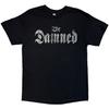 The Damned Distressed Logo Eu Tour Summer 24 Licensed TShirt Unisexs