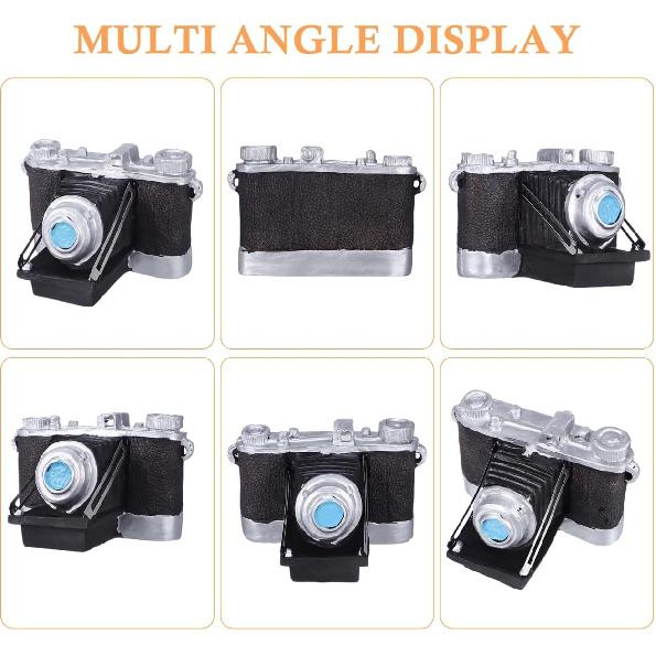 

IMIKEYA Винтажная Камера Орнамент для Домашнего Декора, Черная Полимерная Декоративная Опора, Миниатюрная Камера в Античном Стиле для Фотографии