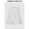 UR 2026 Spring Pleated High-Waist Mid-Length Skirt