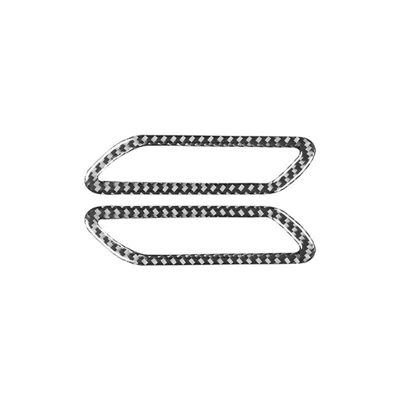 Carbon Fiber for Ford Mustang Mach-E -2024 A-Pillar Side Air Outlet Vent Cover Trim Sticker Interior Accessories