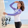 Womens UV Protection Rash Guard Set Long Sleeve Top Pants Quick Dry Swimsuit Snorkeling Surfing Swimming