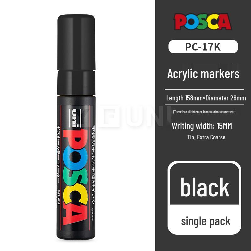 UNI POSCA PC-17K Акриловый маркер на водной основе для плакатов и граффити