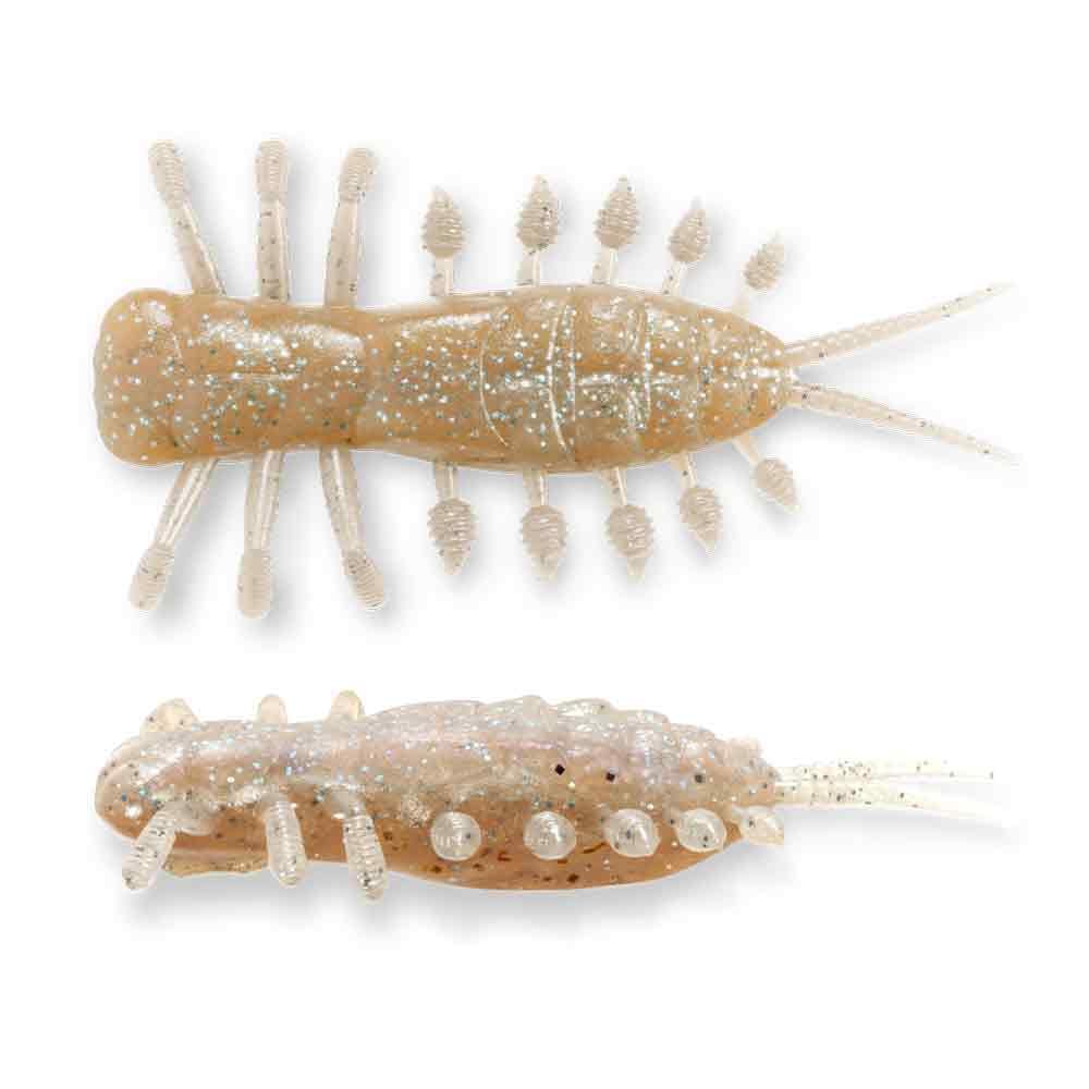 Megabass YAGOT 3.5-inch Soft Bait - Bone Shrimp, 4 Pieces