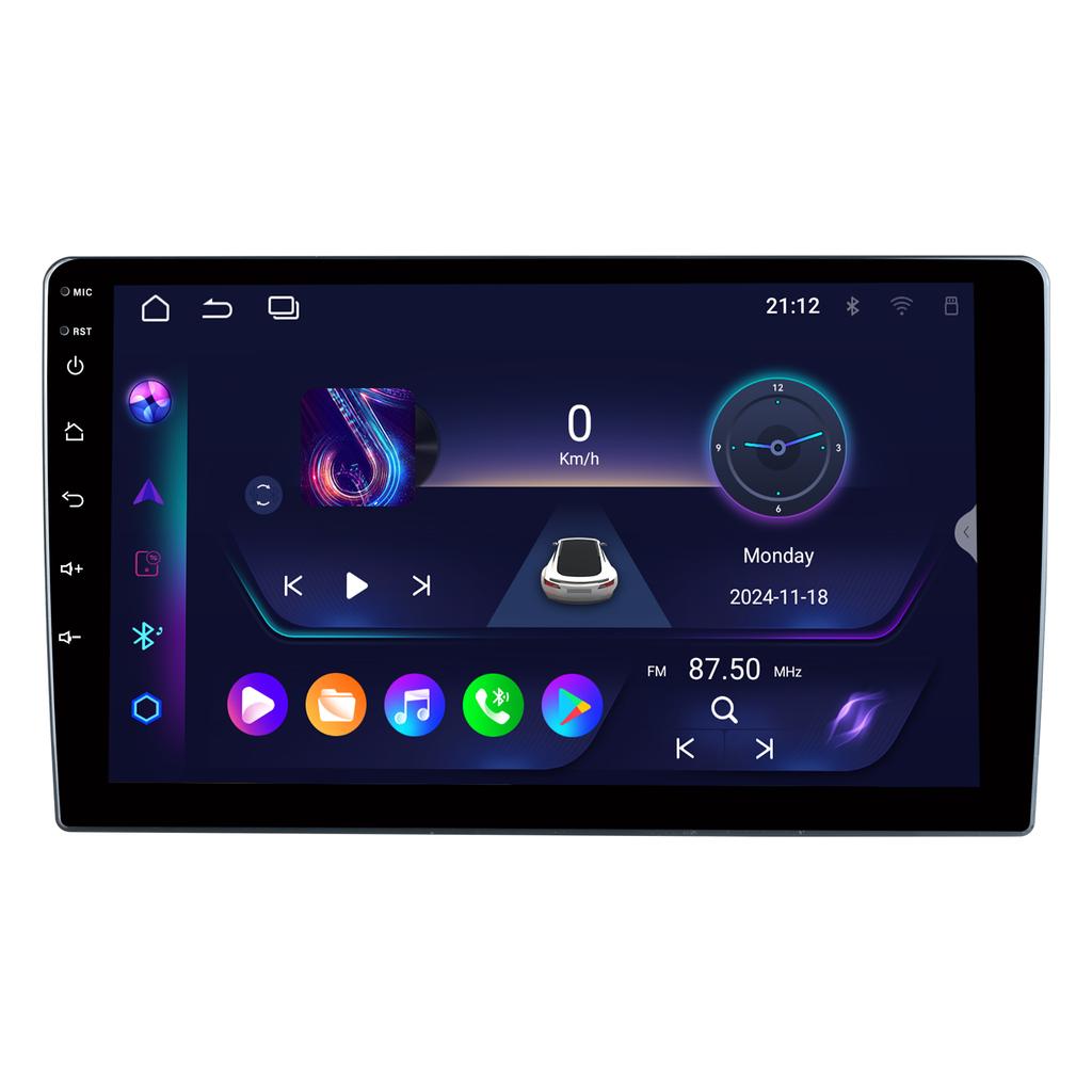 RK-3562 7 9 10 Zoll Android 14 Ultradünnes 4Cores 4+32GB Autoradio für universelles kabelloses Carplay GPS Navi Wifi BT 5.0