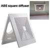 Plastic Ceiling Vent Square Ventilation Hood Portable Air Vent Grille  Ventilation Systems