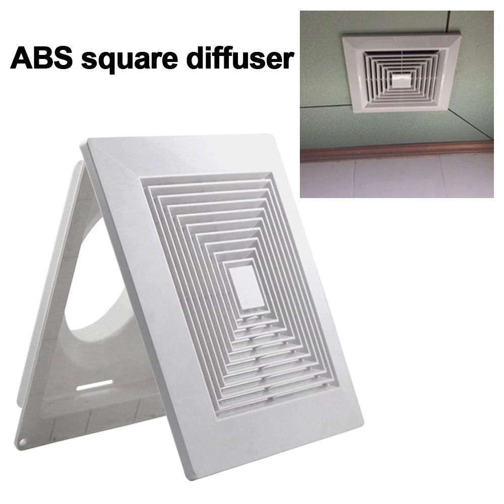 Plastic Ceiling Vent Square Ventilation Hood Portable Air Vent Grille Ventilation Systems