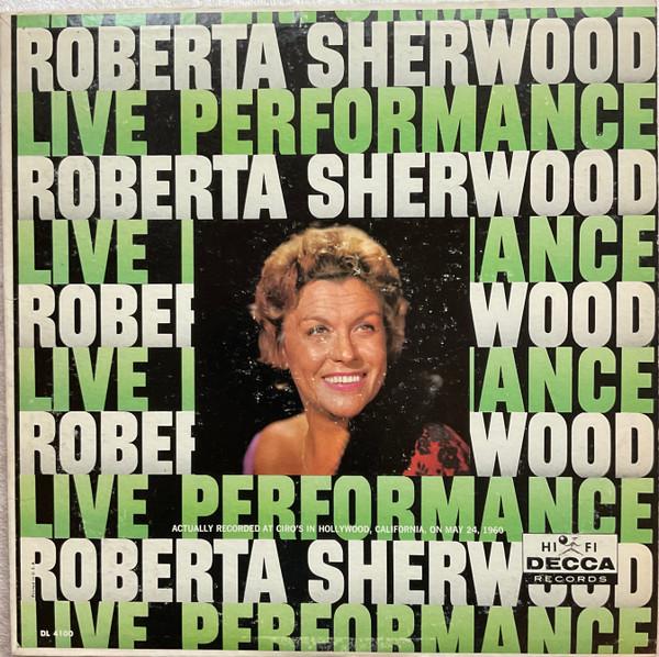 

LP Record ROBERTA SHERWOOD - Live Performance! DL4100 Decca US Pop Used