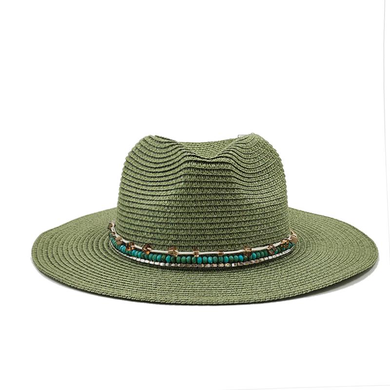 Summer Straw Hat Fashion Simple Hat For Men Women Wide Brim Jazz Hat Casual Classic Sun Hat Foldable Travel Beach Hat