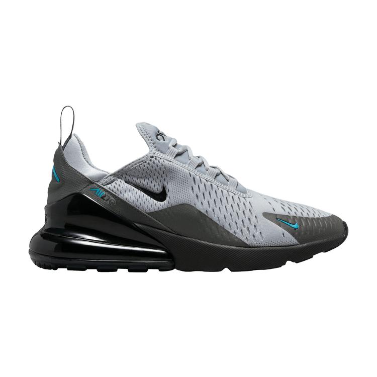 

Nike Air Max 270 Wolf Grey Blue Мужские кроссовки черные железно-серые FD9747-001