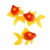 3-teiliger künstlicher Aquariumfisch aus Kunststoff, Goldfisch, realistisches bewegliches Fake-Ornament für Garnelen-Riffaquarien
