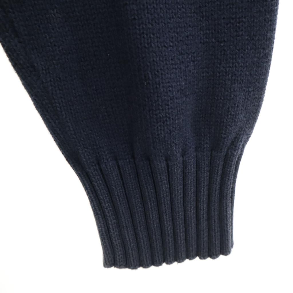 TOMMY HILFIGER 90s Old Long sleeve knit Parker XS Navy Men's Used