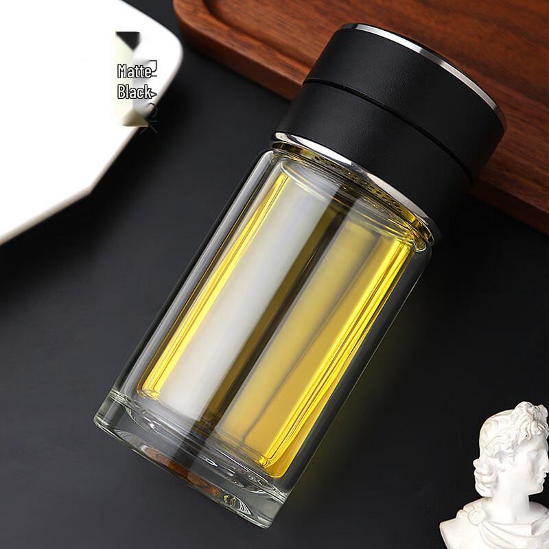 SX Double-Wall Glass Tea Infuser Bottle