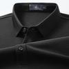 Men's Wool Blend Long Sleeve Polo Shirt