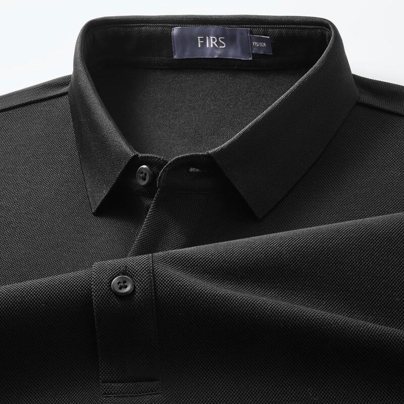 Men's Wool Blend Long Sleeve Polo Shirt