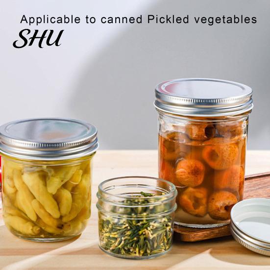 Sealed Jar with Silicon Seal 300/400/500/650ML Glass Screw Airtight Lid Large Capacity Clear Multifunctional Fruit Dry Goods Jam Nuts Grain
