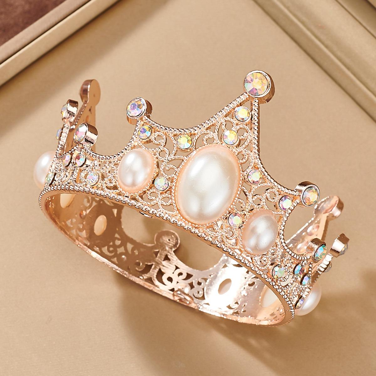 

Головной убор из цветочной короны из сплава для детского подиума и дней рождения