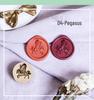 Three-Dimensional Engraved Brass Wax Seal Stamp Head with Frosted Irregular Multi-Layer Design