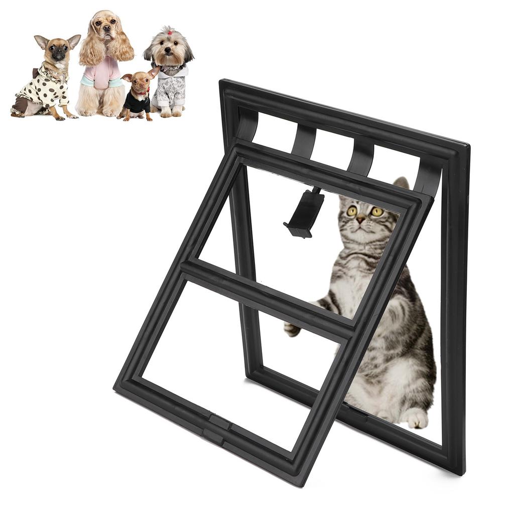 Pet Screen Door Anti Mosquito Freely Entry and Exit Dog Screen Door for Small and Medium Sized Cats DogsS (Ri Word Type)