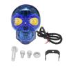 Motorcycle Skull LED Fog Light Auxiliary Headlight Spotlight with Flood Beam and Advanced Optical Lens Technology