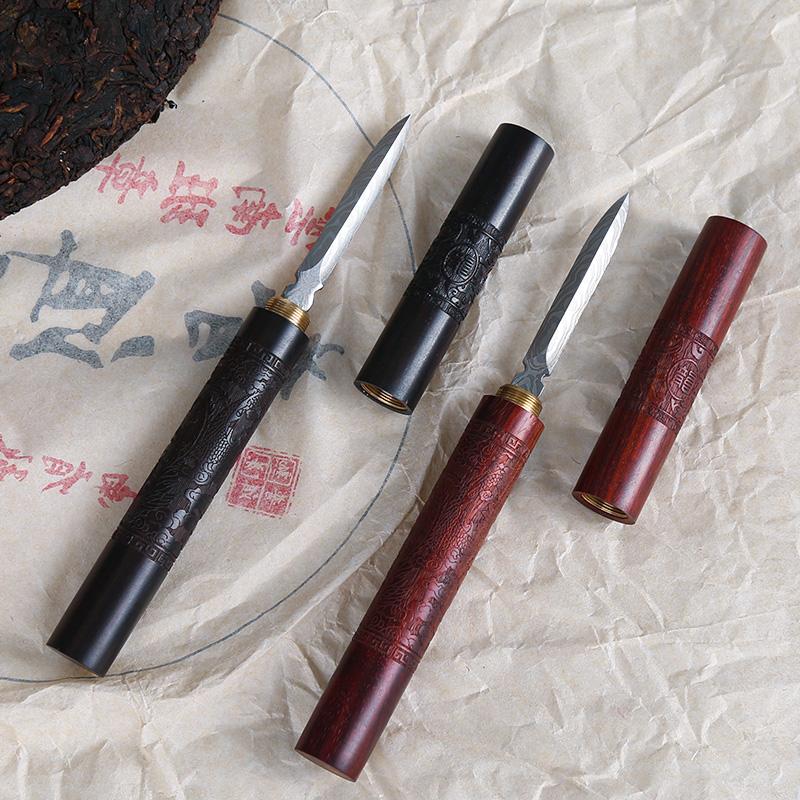 GIANXI Wooden Tea Knife Chinese Tea Ceremony Accessories Tea Brick Pu 'er Tea Tool Tea Needle Kung Fu Tea Set Conical Needle