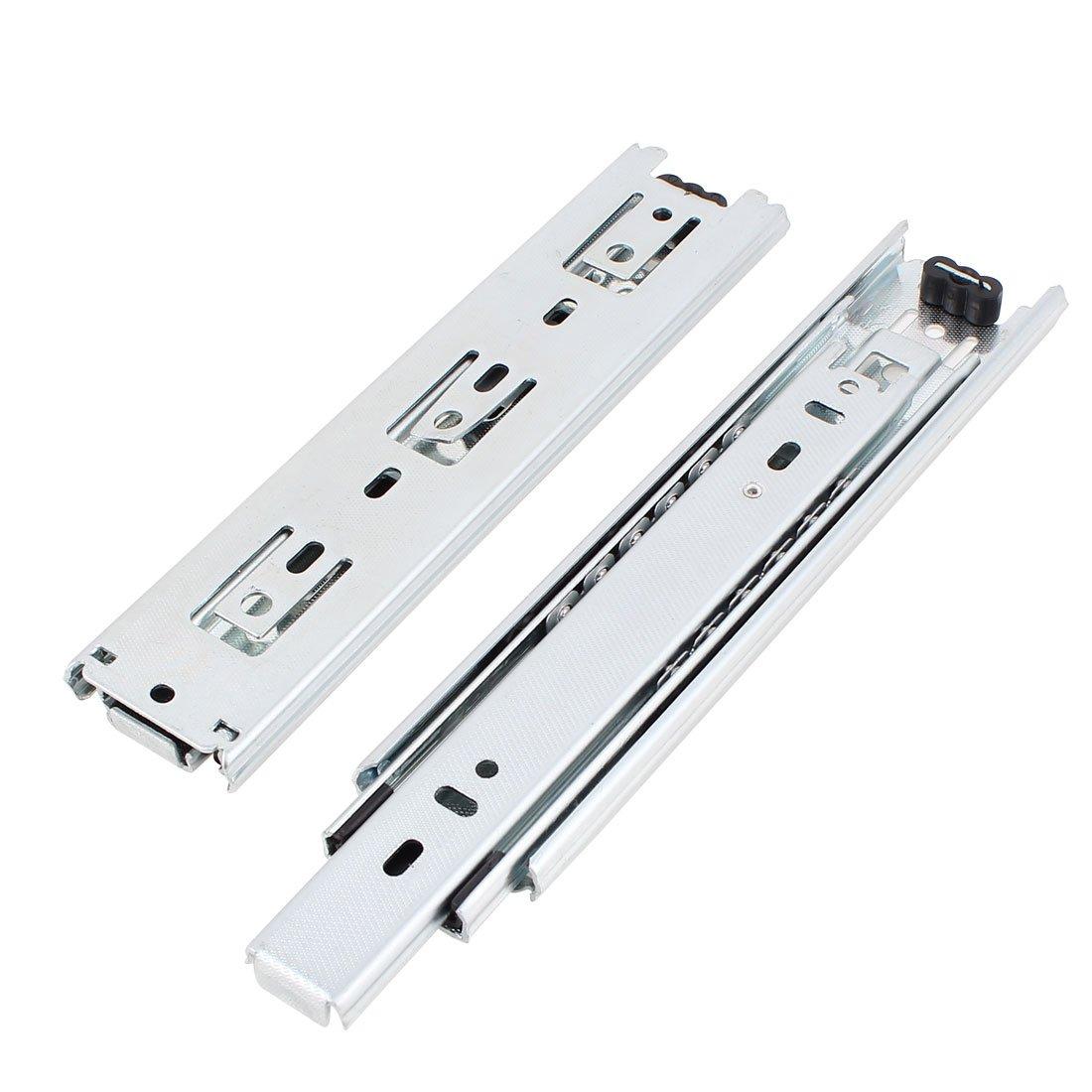 

uxcell Drawer Slides, Full Extension, Ball Bearing, Bidirectional Sliding, Track Rail, 20cm x 45mm, 15kg Capacity, 1 Pair