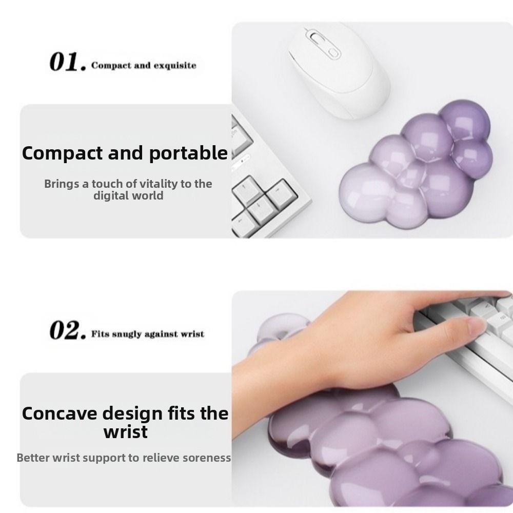 Handgelenkstütze Cloud Handgelenkauflage Rutschfeste Tastatur-Handgelenkauflage Mauspad Maus-Handgelenkauflage Computertisch