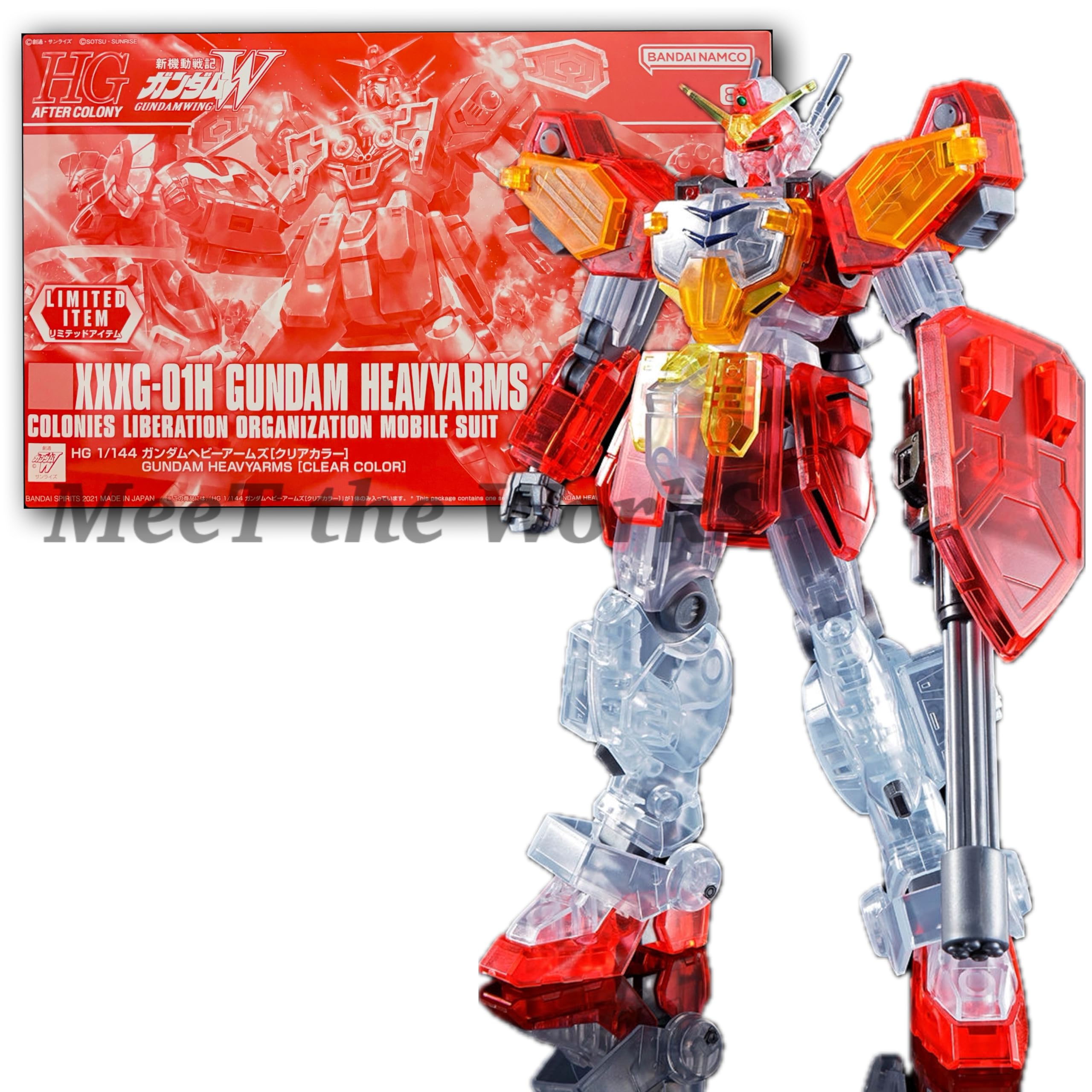 

[HG] 1/144 Heavyarms [Clear Color] New Mobile Suit W Series Plastic Model Event Limited