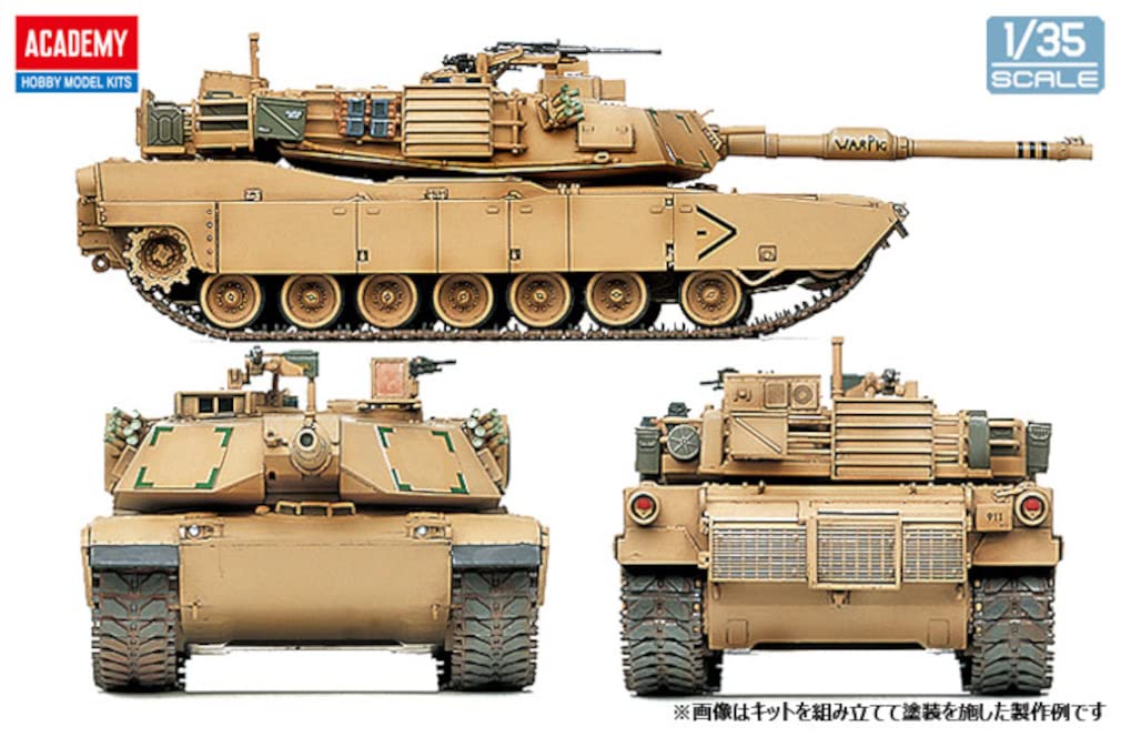 Academy scale US Army M1A1 Abrams Iraq 2003 Plastic Model Kit 13202 1/35