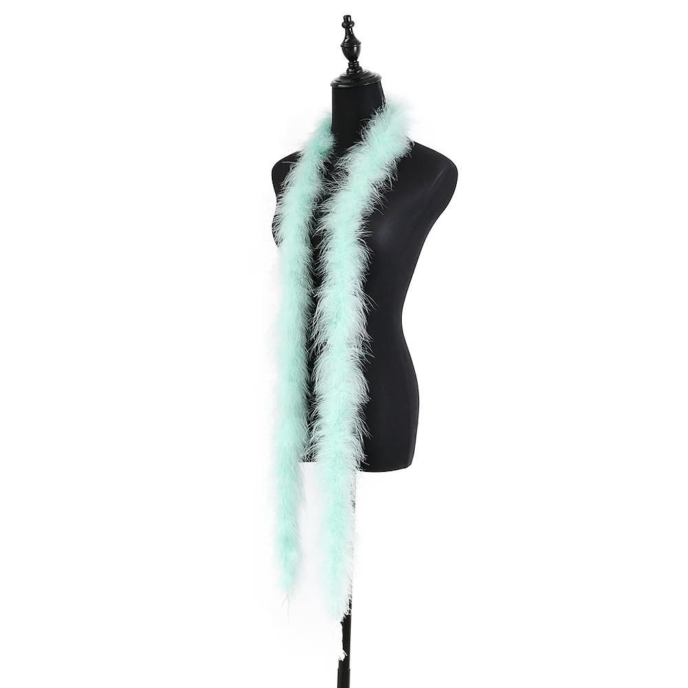 2Meters Colorful Marabou Turkey Feathers Boa 20G High Quality Plumes Shawl For Home Party Wedding Dress Decoration Feather Scarf