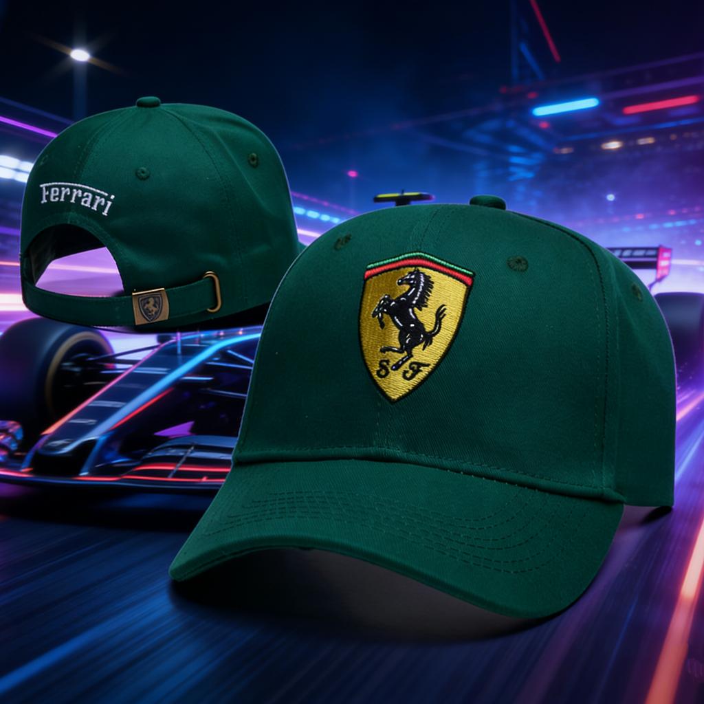 Unisex Casual Baseball Caps Adjustable Outdoor Sport Sunscreen Hat For Ferrari SP1 812 F40 SF90 458 488 599 612 FF F12 Accessory