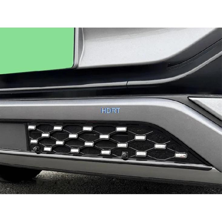 For BYD Atto 3/Yuan Plus + Car Style Front Racing Grills Cover Water Tank Ect Proof Net Protector Decoration Accessories