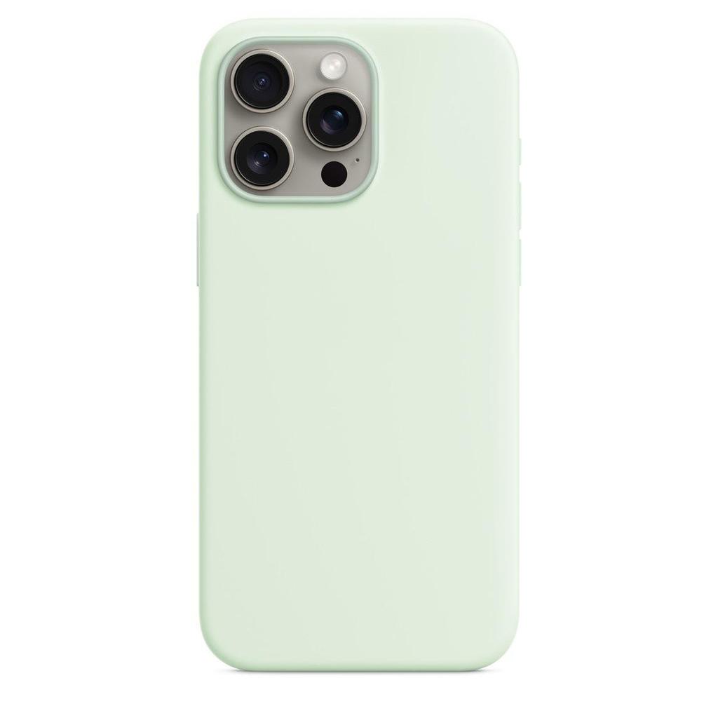 Liquid Silicone Magnetic Case for iPhone 15 Pro Max - Protective and Official Style