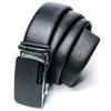 Black Leather Men's Automatic Belt ROVICKY Leather