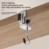 2pcs Detachable Double Hook Adjustable Backpack Hook Portable Desk Edge Hook  Office Desktop Edge