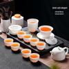 Handcrafted Dehua White Porcelain Kung Fu Tea Set