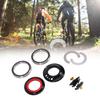   Cable Routing Headset for IS52 Standard Frames, Integrated Design for 28.6mm Upper, 40mm Lower with Nut 6.5mm and CNC Machined Aluminum Alloy Materi