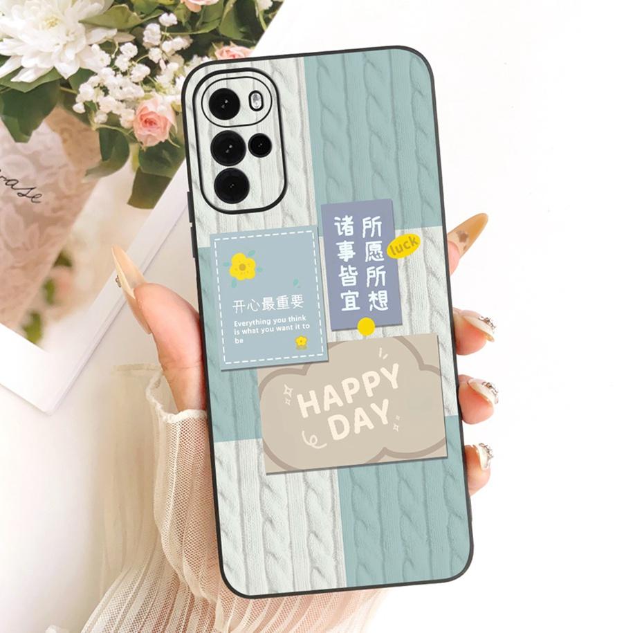 Für Motorola Moto G22 G32 G42 Hülle XT2231-1 XT2235-2 XT2235-2 Niedliche Katze Schmetterling Cartoon Weiche Hülle Für Moto G62 5G MotoG42 Capa