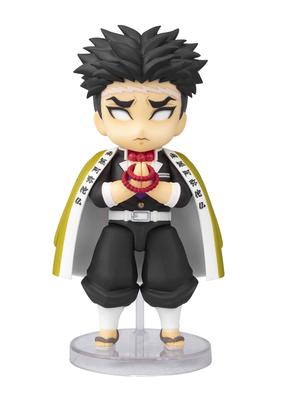 TAMASHII NATIONS Figuarts Mini-Dämonentöter: Kimetsu no Yaiba Schreiende Insel Gyoumei ca.. 100 mm große, bewegliche Figur aus PVC/ABS, bemalt