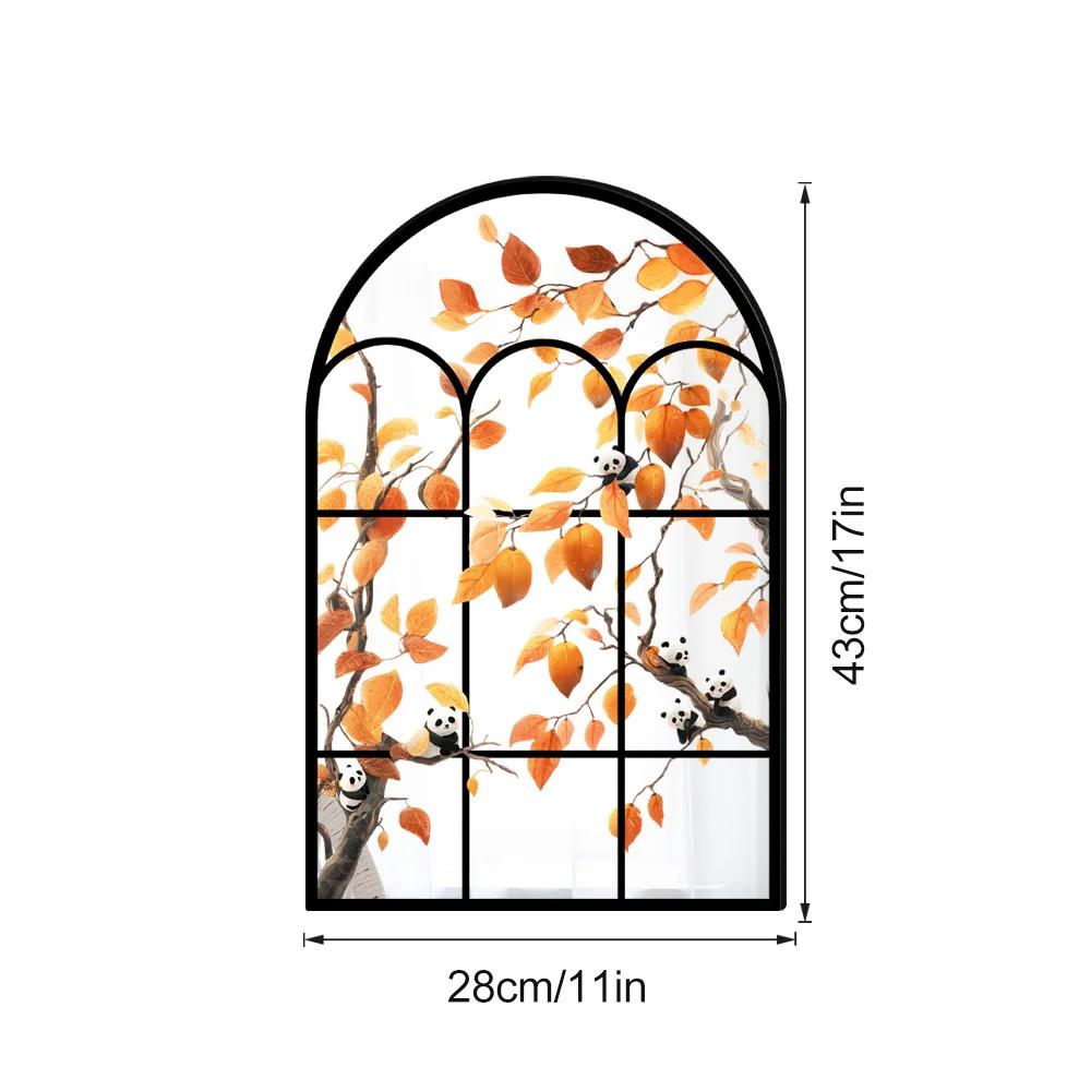 28x43cm Acrylic Arched Window Wall Mirror Wall Decorative Mirror Windowpane Arch Mirror for Bathroom Farmhouse Vanity Room Decor