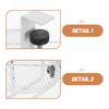 Desktop Cup Holder with Hook for Mugs Cups Bottles Organizer Space Saving Desk Mountable Rack for Office Kitchen Home Use